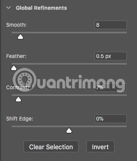 4 cài đặt Global Refinement 