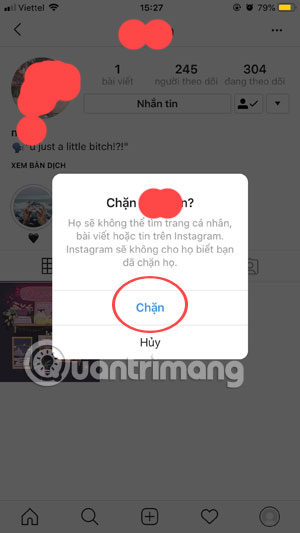 Cách chặn và bỏ chặn người dùng trên Instagram - Ảnh minh hoạ 3
