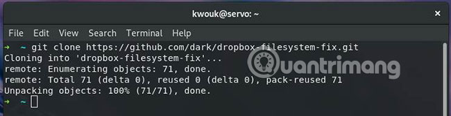 Cài đặt dropbox-filesystem-fix