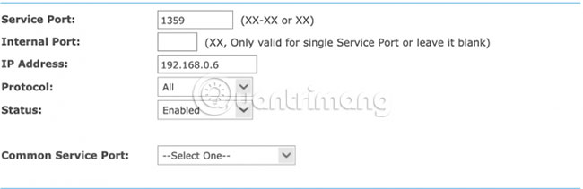 Khởi động lại router