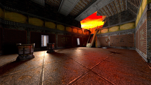 Thay thế toàn bộ code đồ họa cũ của Quake II bằng 12.000 dòng code mới