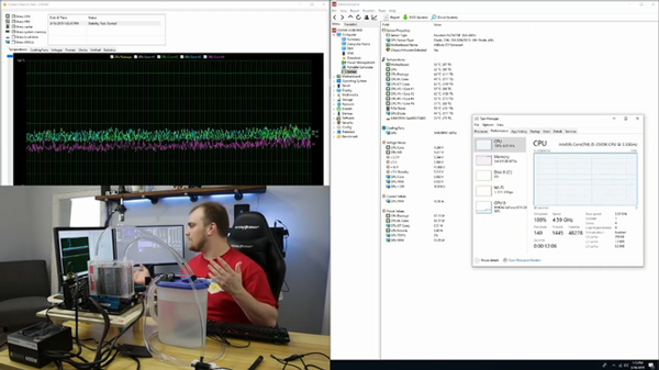 Nhiệt độ đã giảm đi rõ rệt, từ 50 độ C chỉ còn 30 độ C ở chế độ không tải