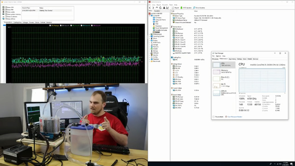 Nhiệt độ đã giảm đi rõ rệt, từ 50 độ C chỉ còn 30 độ C ở chế độ không tải