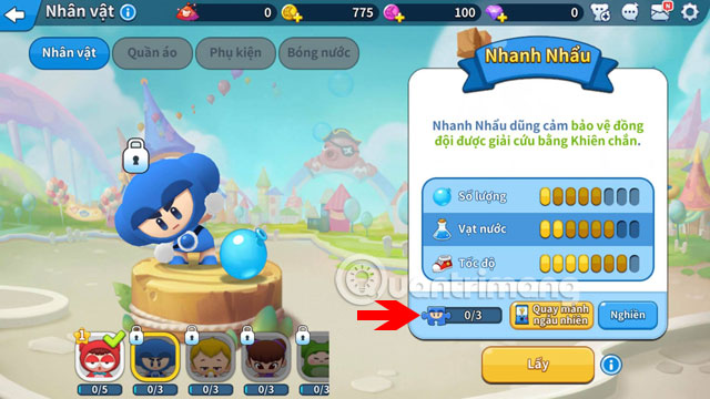 Số mảnh còn thiếu để mở khóa nhân vật Boom Mobile