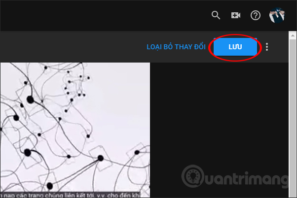 Lưu thay đổi