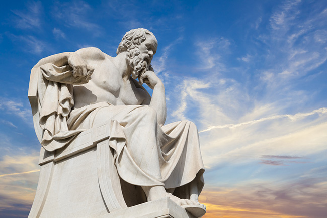 Phần lớn những gì ta biết được về Socrates là thông qua Plato - học trò của Socrates