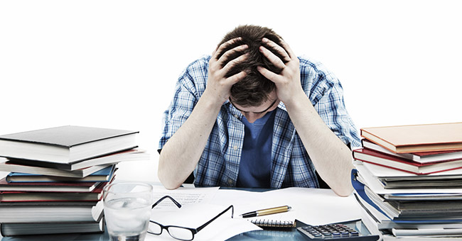 Stress vì làm việc quá sức
