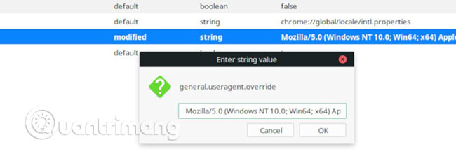 Ví dụ general.useragent.override.netflix.com