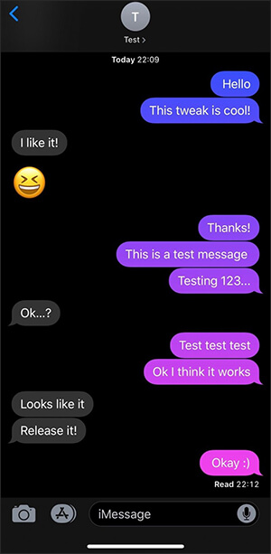Cách đổi màu khung tin nhắn trên iPhone/iPad