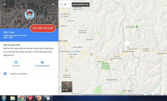 Bắt đầu trò chơi 