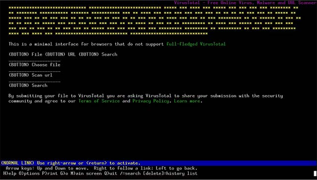 Mặc dù giao diện mới trông khá thú vị, đặc biệt là khi được hiển thị trong các trình duyệt web hiện đại, nhưng các nhà phát triển web của VirusTotal vẫn còn khá nhiều việc phải làm để giúp giao diện này trở nên hoàn thiện hơn.