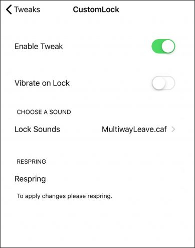 Giao diện cài đặt