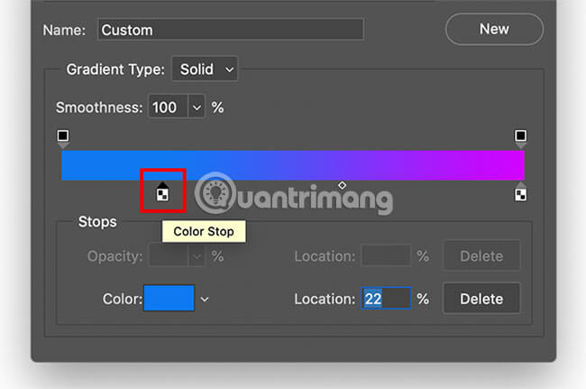 Tạo Solid Gradient