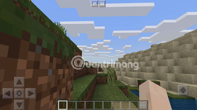 Giao diện game Minecraft iOS