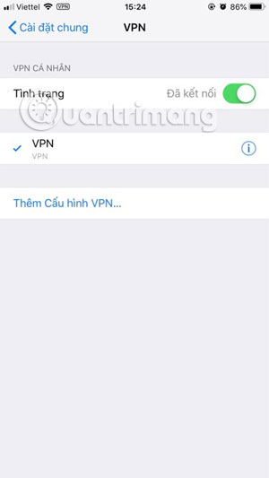 Cài đặt VPN