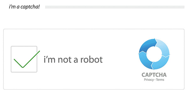 I'm not a robot