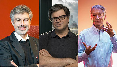 Yoshua Bengio, Yann LeCun và Geoff Hinton