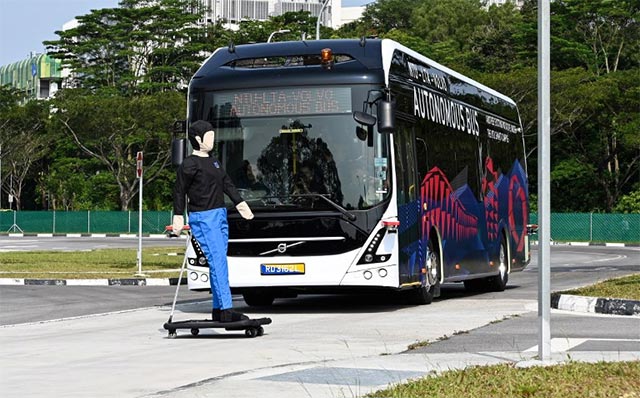 Xe buýt điện không người lái