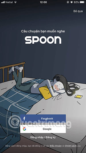 Cách sử dụng ứng dụng mạng xã hội âm thanh Spoon