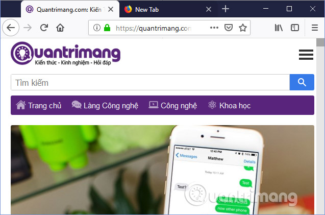 Thanh địa chỉ bo tròn