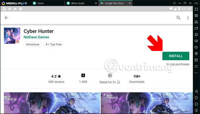 Cài đặt Cyber Hunter cho PC