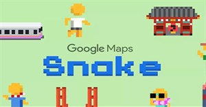 Google Maps thêm game Rắn săn mồi cho ngày cá tháng Tư, mời ae chơi thử