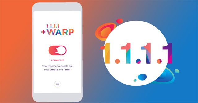 Dịch vụ VPN tích hợp trong app 1.1.1.1