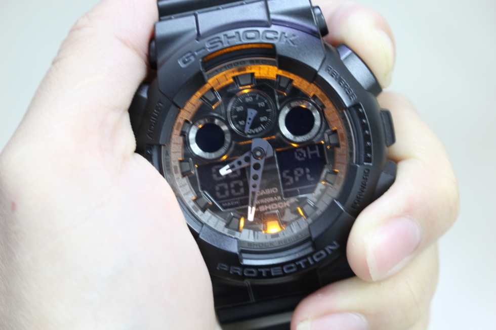 chế độ đèn trên đồng hồ G Shock