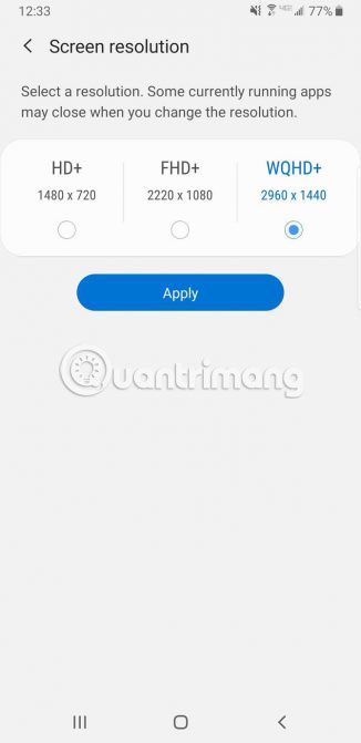 độ phân giải màn hình