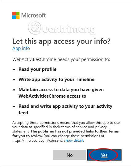 Truy cập tài khoản