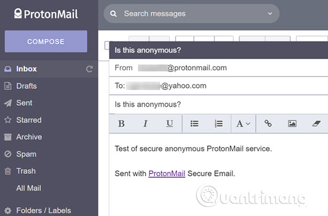 Dùng ProtonMail