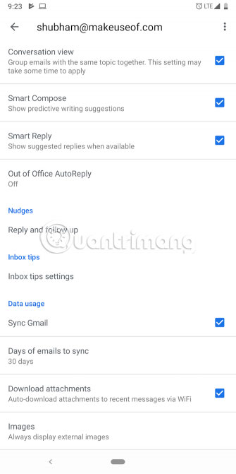 Cài đặt thông báo ứng dụng