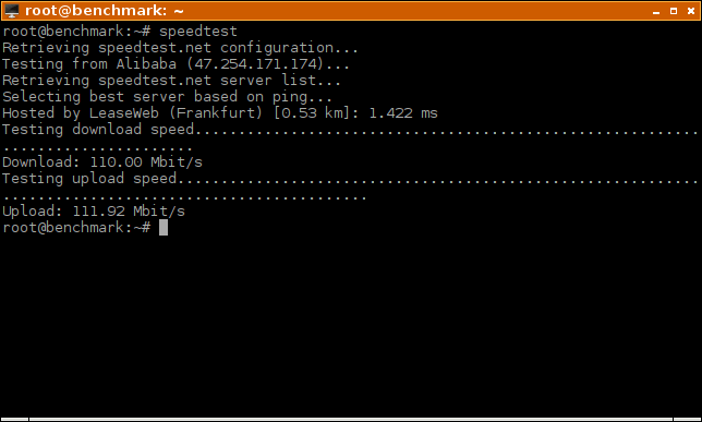 Kiểm tra băng thông máy chủ 