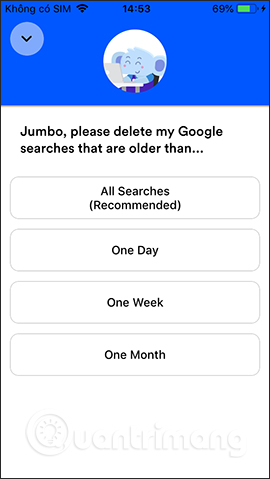 Cách bảo mật dữ liệu bằng Jumbo: Privacy Assistant