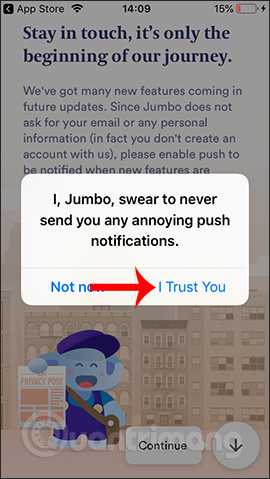 Cách bảo mật dữ liệu bằng Jumbo: Privacy Assistant