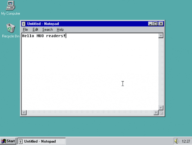 Trình giả lập Windows 95