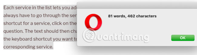 Tạo dịch vụ trong Automator