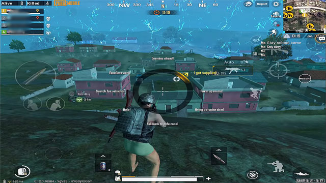 Thời gian ở ngoài PUBG Mobile Darkest Night