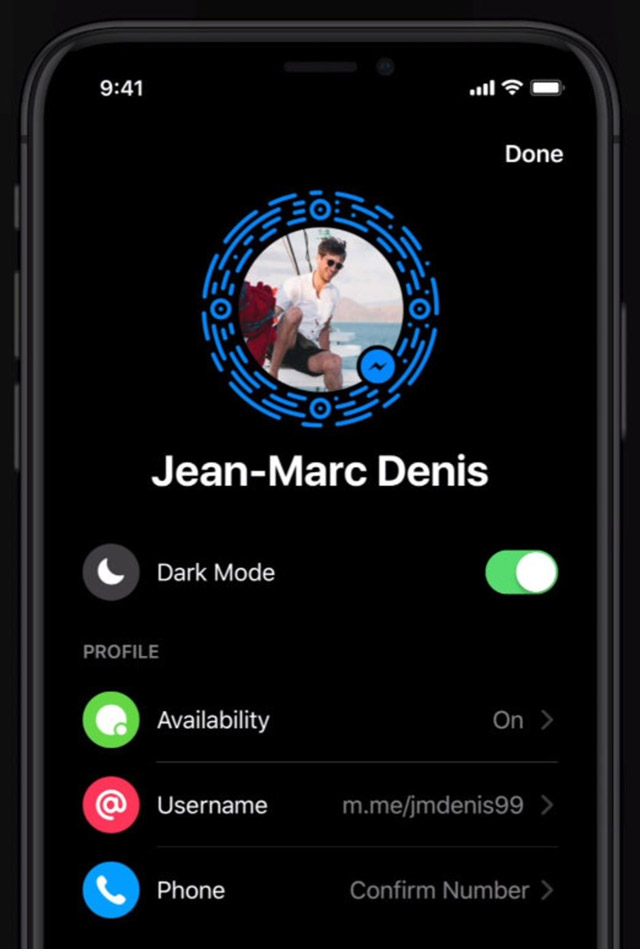Nút chuyển đổi chế độ giao diện tối
