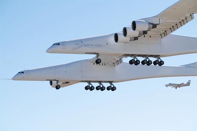 Stratolaunch cho biết, họ có kế hoạch sớm nhất thả tên lửa đẩy đầu tiên từ Roc vào quỹ đạo trái đất trong năm 2020.