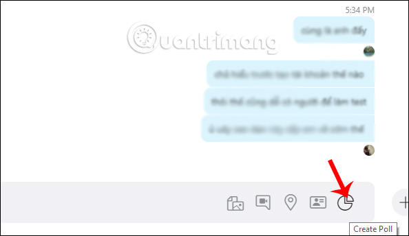 Tạo poll bình chọn