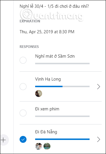 Xem tên thành viên