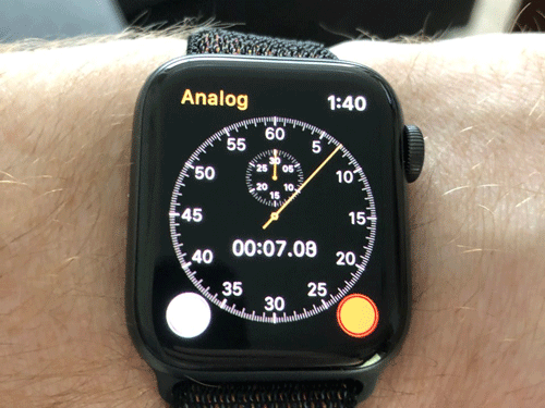 Apple Watch có thể trở thành đồng hồ bấm giờ