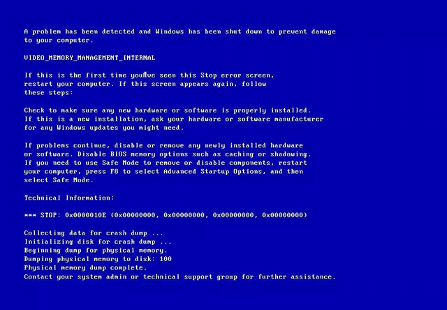 Cách sửa lỗi Video Memory Management Internal trên Windows