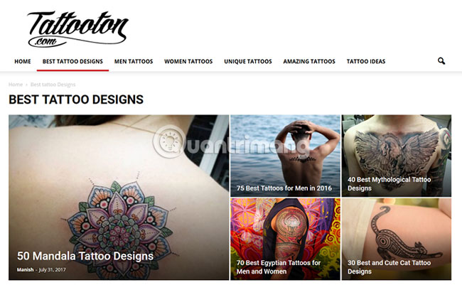 Discover 97+ about best tattoo website design unmissable -  .vn