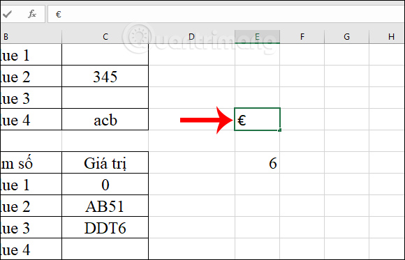 Cách chèn ký tự đặc biệt trong Excel - Ảnh minh hoạ 3