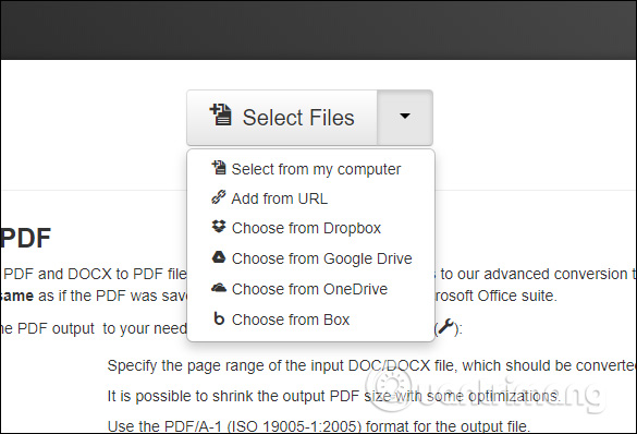 Cách đổi đuôi doc, docx sang PDF bằng Cloudconvert - Ảnh minh hoạ 3