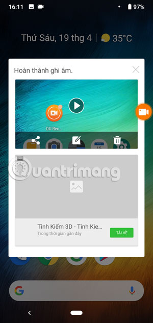 Video đã quay DU Recorder