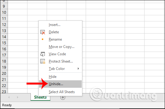 Cách ẩn giấu sheet trong Excel và cho hiện lại - Ảnh minh hoạ 14