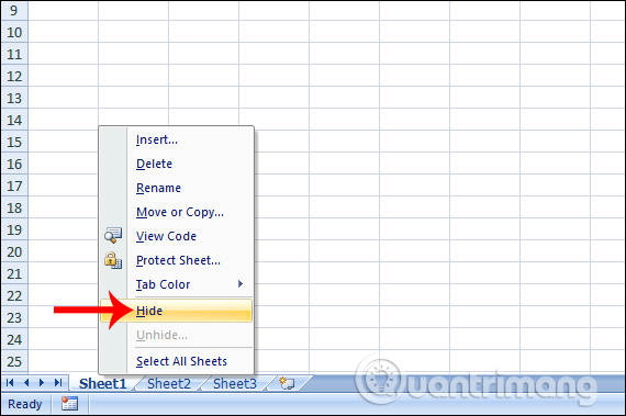 Cách ẩn giấu sheet trong Excel và cho hiện lại - Ảnh minh hoạ 7